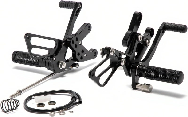 SFriding Motorcycle Adjustable Rear Sets Rearsets Foot Pegs for Yamaha YZF R3 MT-03 2015-2023 - Image 1